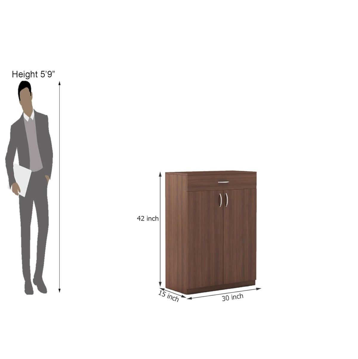 Buy Furnifix Wooden Shoe Rack WR 01 - Furnifix