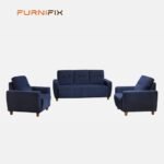 Buy Furnifix Aristocrat 5 Seater Sofa (3+1+1) - Berry Blue - Furnifix