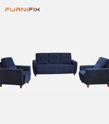 Buy Furnifix Aristocrat 5 Seater Sofa (3+1+1) - Berry Blue - Furnifix
