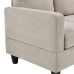 Buy Furnifix Decent 5 Seater L Shape Sofa - Cream - Furnifix