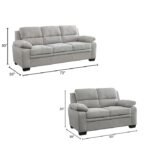 Buy Furnifix Exclusive 5 Seater Sofa (3+2) - Light Grey - Furnifix