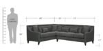 Buy Furnifix Supreme Corner Sofa -Grey - Furnifix