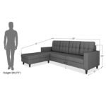 Buy Furnifix Signature 5 Seater Sofa- Grey - Furnifix