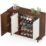 Buy Furnifix 3 Doors Wooden Shoe Rack WR 05 - Furnifix