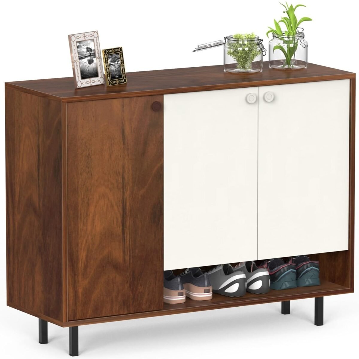 Buy Furnifix 3 Doors Wooden Shoe Rack WR 05 - Furnifix