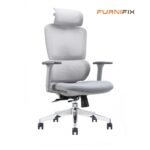 Buy Furnifix Luxury Cushion Office Chair (White) - Furnifix