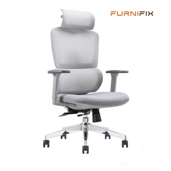 Buy Furnifix Luxury Cushion Office Chair (White) - Furnifix