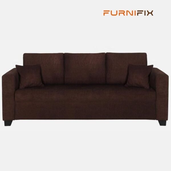 Buy Furnifix Elegance 3 Seater Sofa - Mahogany - Furnifix