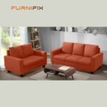 Buy Furnifix Heritage 5 Seater Sofa (3+2) - Grey - Furnifix
