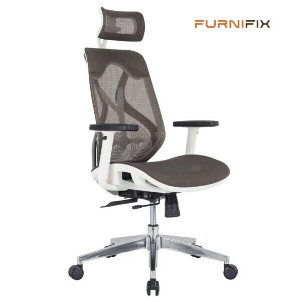 Buy Furnifix Luxury Office Chair High Prestige (Grey) - Furnifix