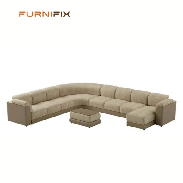 Buy Furnifix Exclusive C Shape Corner Sofa - Ada Sand - Furnifix
