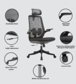 Buy Furnifix Classic Luxury Office Chair (Black) - Furnifix