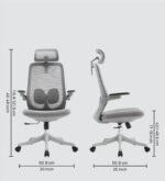 Furnifix Classic Luxury Office Chair (Grey)