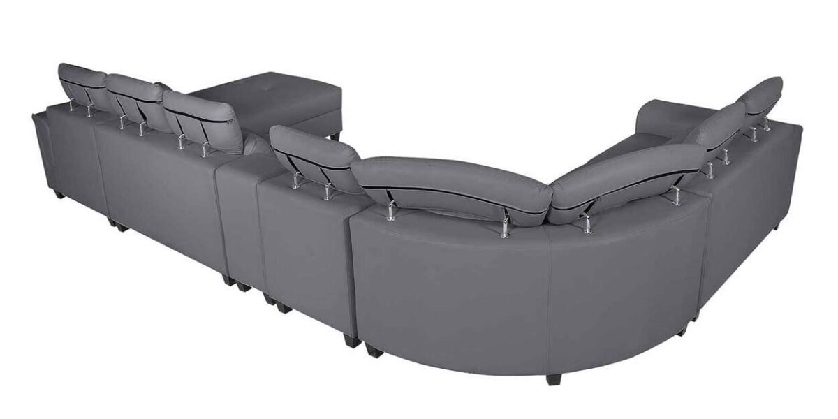 Buy Furnifix Premium C Shape Corner Sofa - Grey- Furnifix