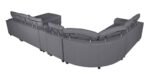 Buy Furnifix Premium C Shape Corner Sofa - Grey- Furnifix