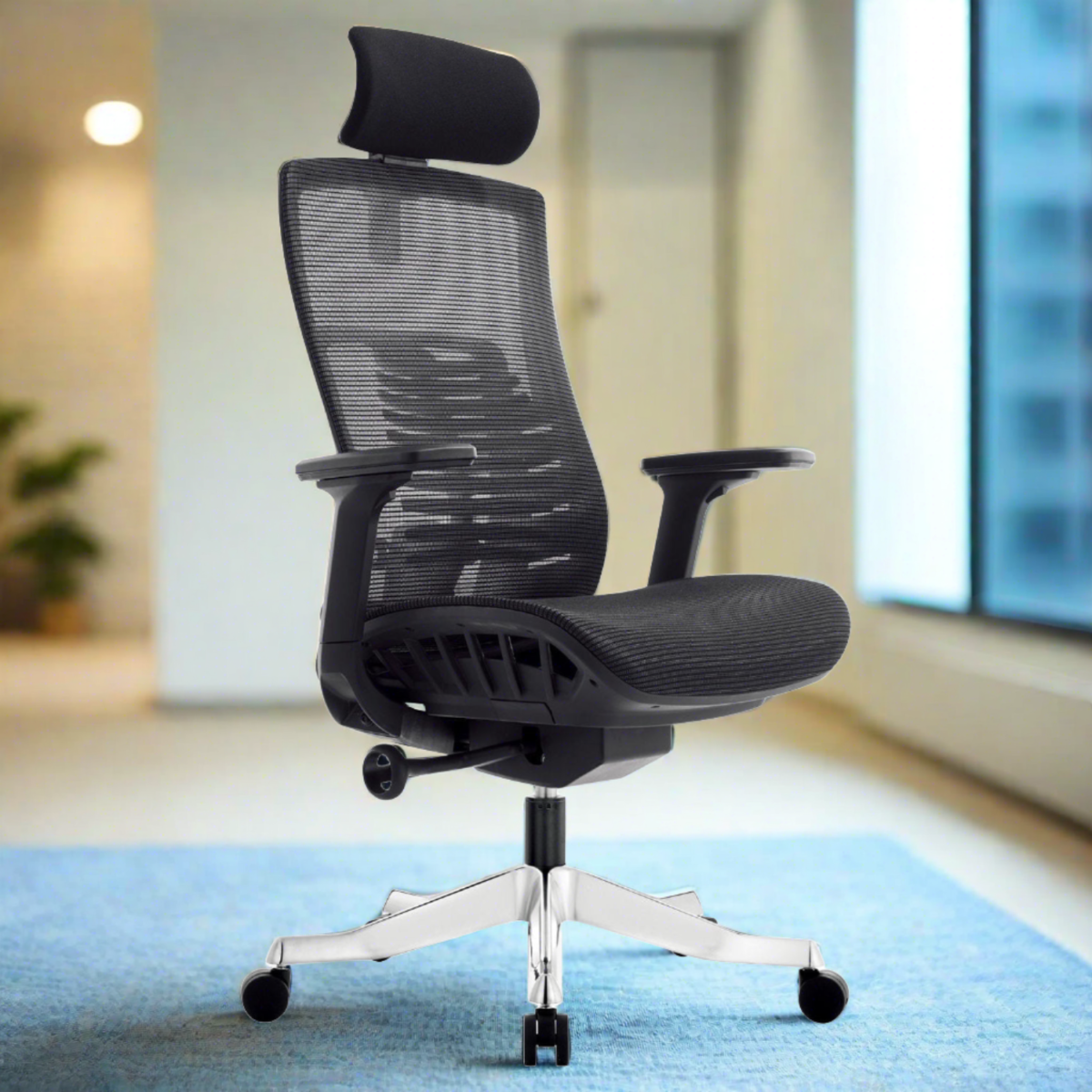 Buy Furnifix Luxury Office Chair Majestic High (Black) - Furnifix