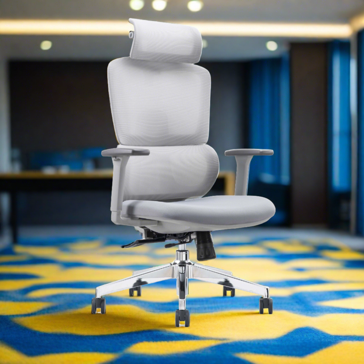 Buy Furnifix Luxury Cushion Office Chair (White) - Furnifix