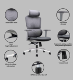 Buy Furnifix Luxury Cushion Office Chair (White) - Furnifix