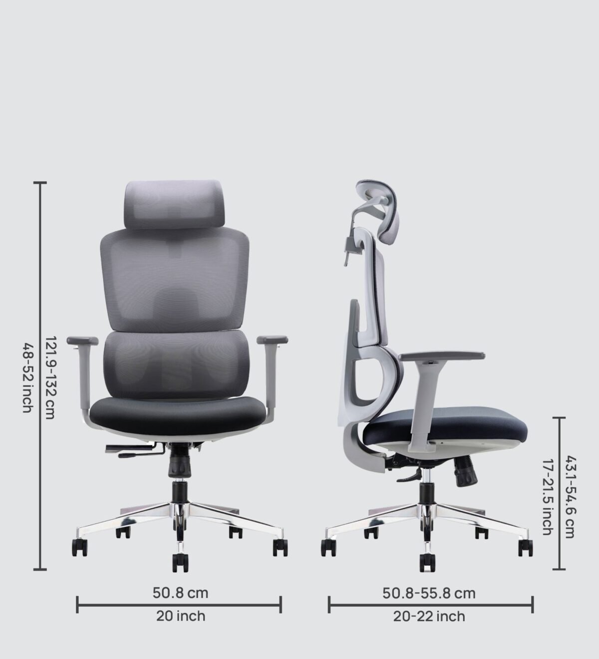 Buy Furnifix Luxury Cushion Office Chair (White) - Furnifix