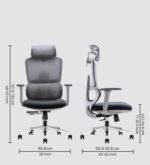 Buy Furnifix Luxury Cushion Office Chair (White) - Furnifix