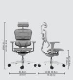 Buy Furnifix Luxury Office Chair Elegant Ultra (Grey) - Furnifix