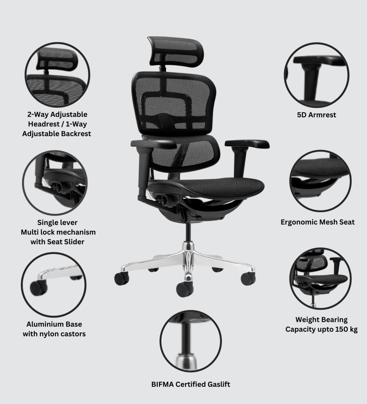 Buy Furnifix Luxury Office Chair Elegant Ultra (Black) - Furnifix
