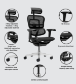 Buy Furnifix Luxury Office Chair Elegant Ultra (Black) - Furnifix