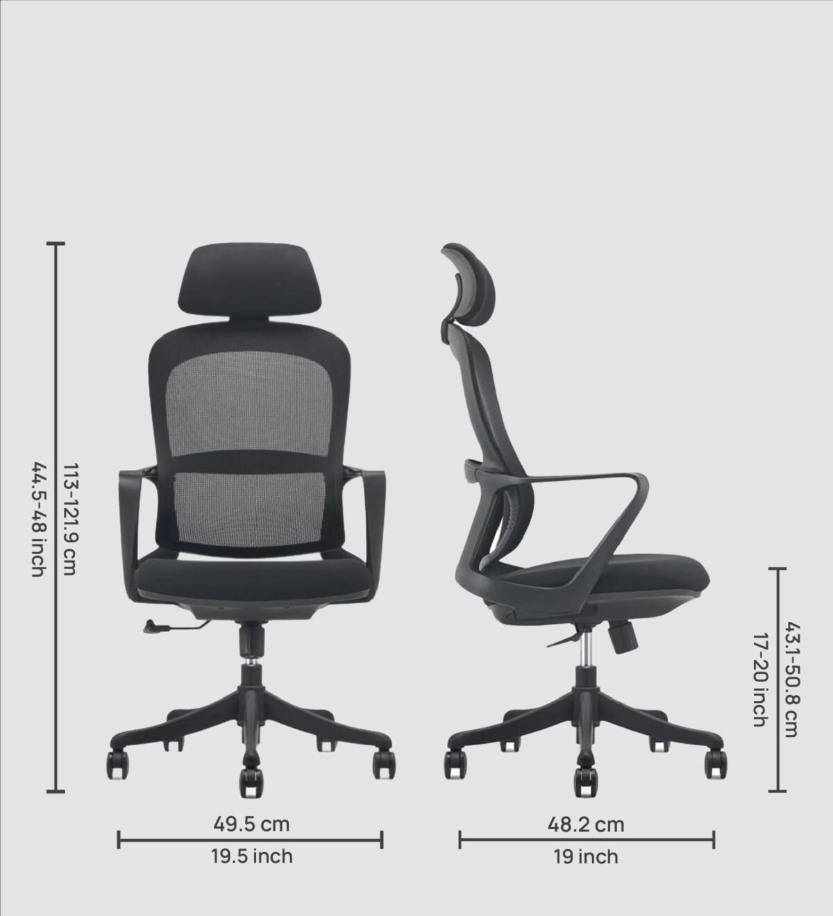 Buy Furnifix Luxury Office Chair Elegance (Black) - Furnifix