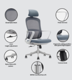 Buy Furnifix Luxury Office Chair Elegance (White) - Furnifix