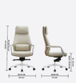 Buy Furnifix Luxury Office Chair White Crown - Furnifix