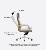 Buy Furnifix Luxury Office Chair White Crown - Furnifix