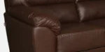 Buy Furnifix Cushion 3 Seater Sofa - Dark Brown - Furnifix