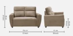 Buy Furnifix Bespoke 5 Seater Sofa (3+2) - Mocha Brown - Furnifix