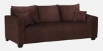 Buy Furnifix Elegance 3 Seater Sofa - Mahogany - Furnifix