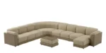 Buy Furnifix Exclusive C Shape Corner Sofa - Ada Sand - Furnifix