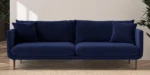 Buy Furnifix Noble 3 Seater Sofa - Navy Blue - Furnifix