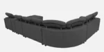 Buy Furnifix Edition C Shape Corner Sofa - Charcoal Grey - Furnifix