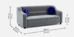 Buy Furnifix Radiance 5 Seater Sofa (3+1+1) - Grey - Furnifix