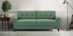 Buy Furnifix Harmony 3 Seater Sofa In Green Colour - Furnifix