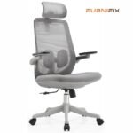 Furnifix Classic Luxury Office Chair (Grey)