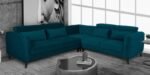 Buy Furnifix Exclusive 5 Seater Sofa L Shape - Teal - Furnifix