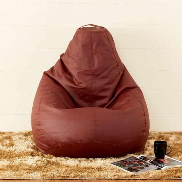 Buy Furnifix Relax Brown Bean Bag with Beans BB06 - Furnifix