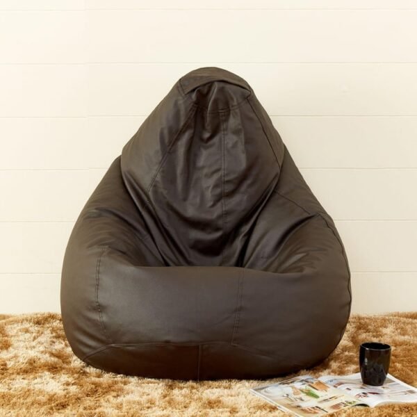 Buy Furnifix Comfy Brown Bean Bag with Beans BB07 - Furnifix