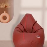 Buy Furnifix Snuggle Brown Bean Bag with Beans BB05 - Furnifix