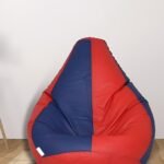 Buy Furnifix Soft Red & Blue Bean Bag with Beans BB09 - Furnifix