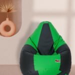 Buy Furnifix Lounger Green Bean Bag with Beans BB17 - Furnifix