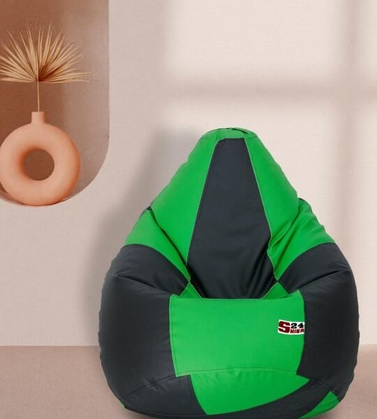 Buy Furnifix Lounger Green Bean Bag with Beans BB17 - Furnifix