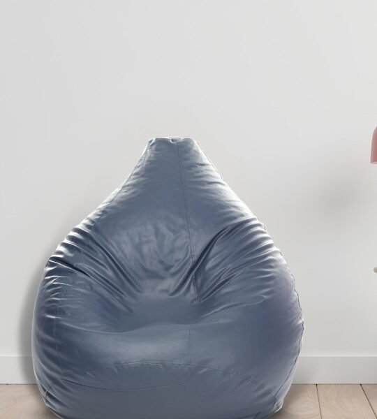 Buy Furnifix Cushion Grey Bean Bag with Beans BB18 - Furnifix