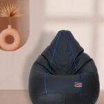Buy Furnifix Harmony Blue Bean Bag with Beans BB19 - Furnifix