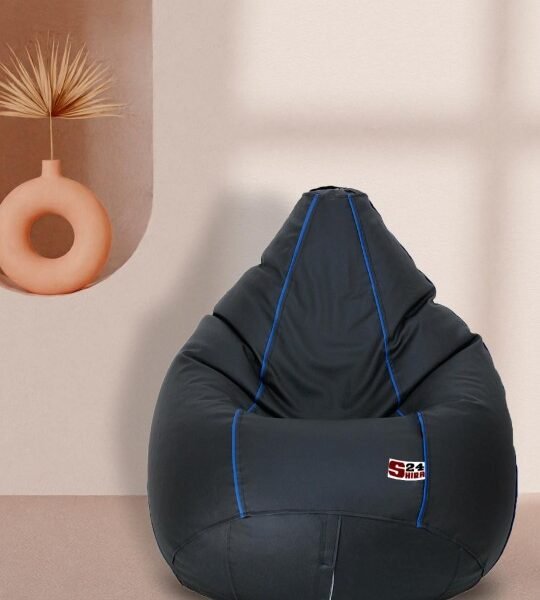 Buy Furnifix Harmony Blue Bean Bag with Beans BB19 - Furnifix